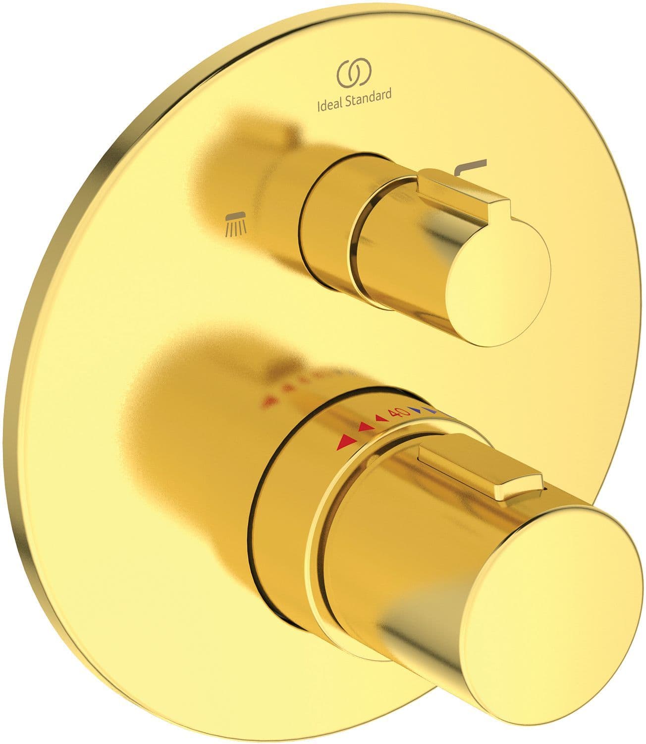 SET DE FINITION THERMOSTAT+ INVERSEUR JOY IDEAL STANDARD BRUSHED GOLD vue 1