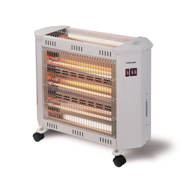 Chauffage à quartz 3 en 1 avec ventilateur et humidificateur. 600W dessus - 1800W avant - 2400W vue 1
