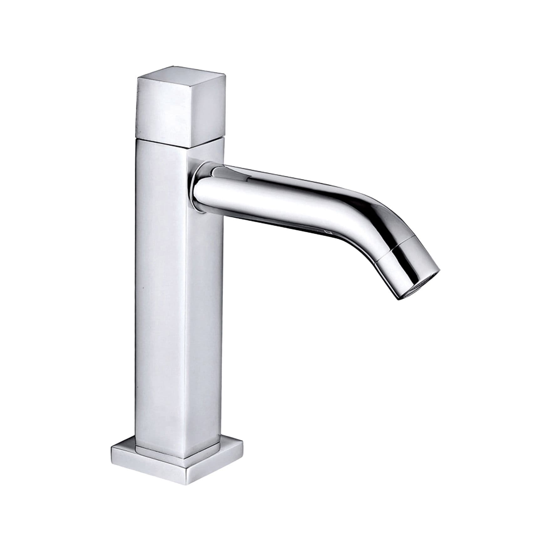 ALONI ROBINET EAU FROIDE - CARRÉ - CHROME vue 1