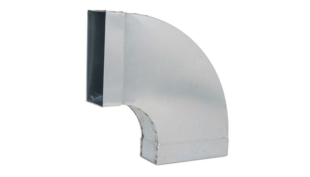 Ventilair FGBH90220 coude horizontal 90° 220x80 rond galva vue 1