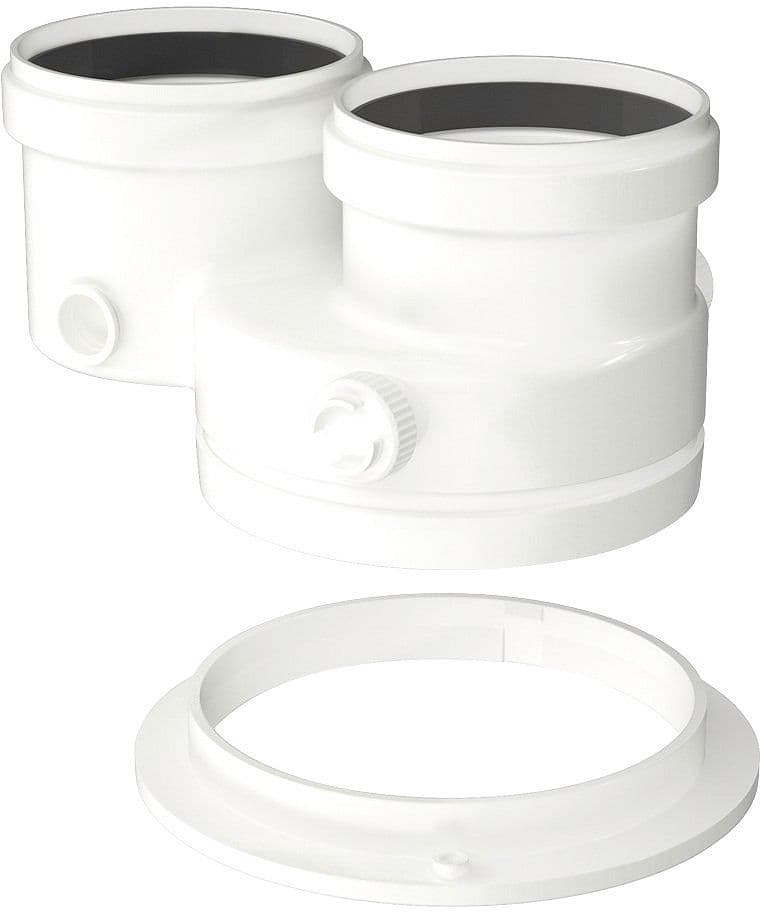 ADAPTATEUR CLV AZB922 BOSCH JUNKERS 80/125-2x80MM vue 1