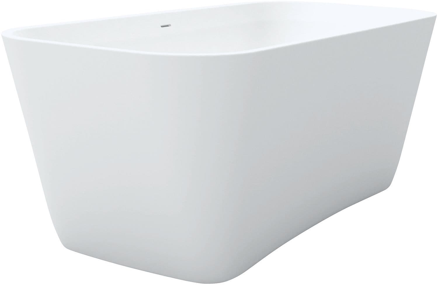 BAIN LIBRE +SIPHON+CLICK CREPINE 170X75 COMO XONYX BLANC SATIN vue 1