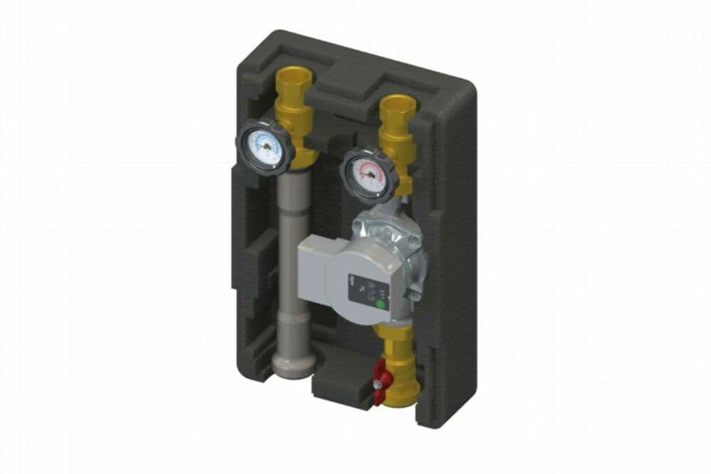 Cube groupe pompe non-mixtes KA-125 DN25 vue 1