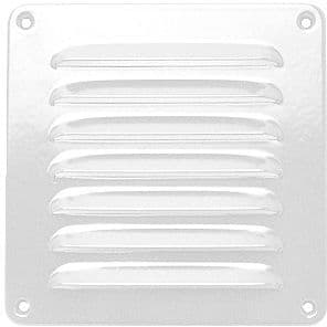 GRILLE D'AERATION ALU BLANCHE B25-H20CM vue 1