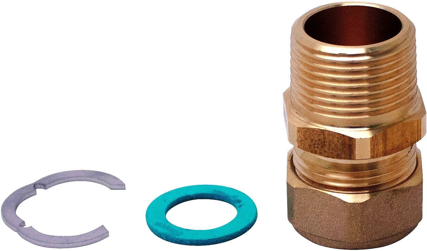 JEU DE RACCORDS POUR FLEXIBLE INOX CV+SANITAIR PAKTERMO DN20 4/4" vue 1