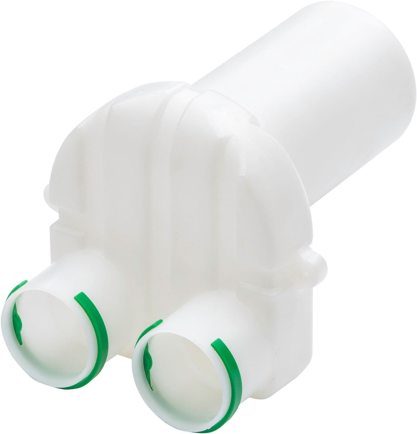 CONNECTION DE BOUCHE DROIT POUR GAINE D'AIR POUR BETON VASCO 2X75MM vue 1