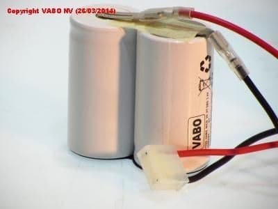 Ni-Cd 2D 4500 HT ZAZ 2.4V Conn.11682 as Famostar 68 x 34 x 59 vue 1