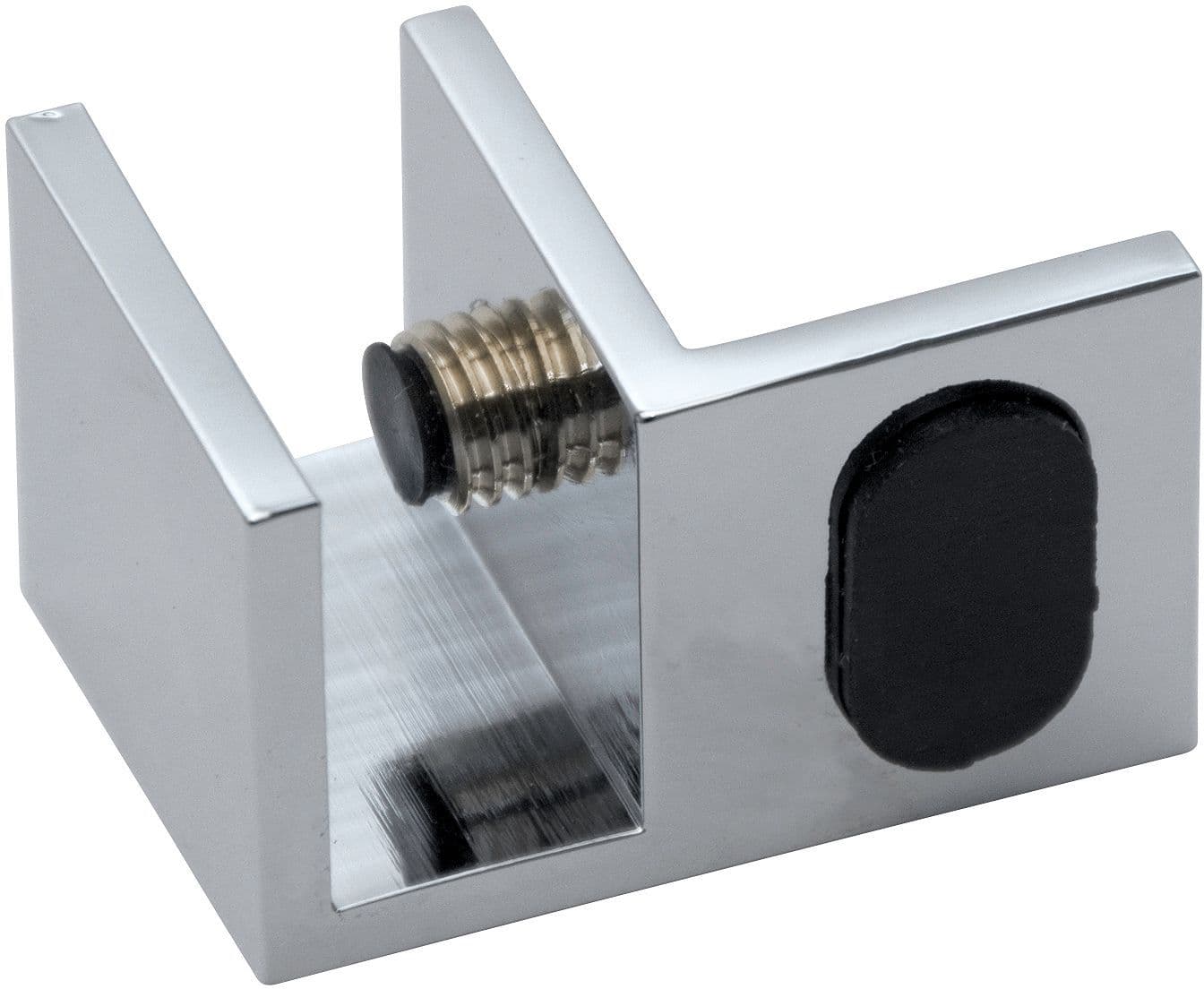 ARRET POUR PORTE PIVOTANTE+PANNEAU LATERAL PASPARTOE DROITE CHROME vue 1