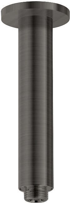 BRAS DE DOUCHE PLAFOND UNIVERSEL NOBILI ROND 1/2"-15CM GRAPHITE BROSSÉ vue 1