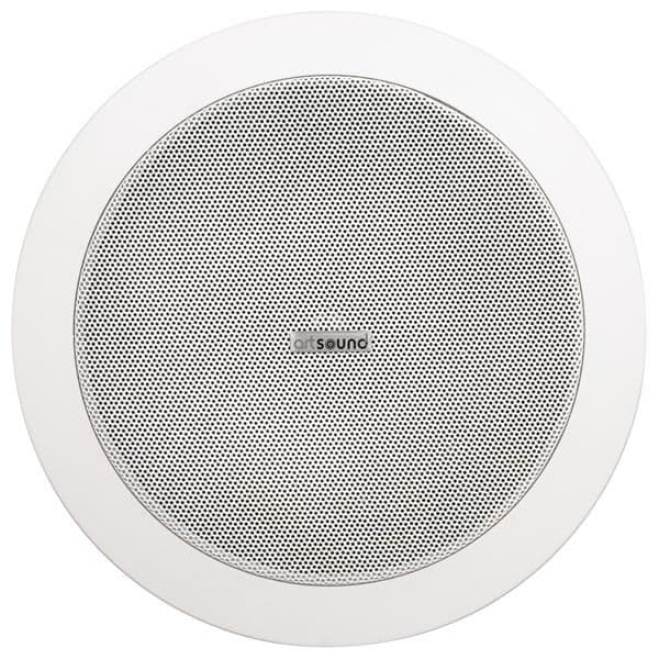 Mdt600 - P, haut-parleur encastrable, rond, 6", 100V, 3 - 6 - 9W, ABS, Blanc vue 1
