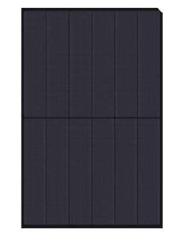 Jinko Solar Tiger Neo III 470W quarter cut full Black dual glass vue 1