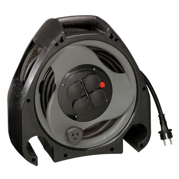 Enrouleur professionnel 4 x (2 pôles + T) 10 / 16A 250V IP44 - 50m - 3 x 1.5mm² vue 1