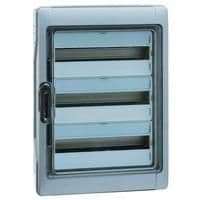 Coffret étanche 3 x 12 modules avec bornier - IP65 - Plexo vue 1