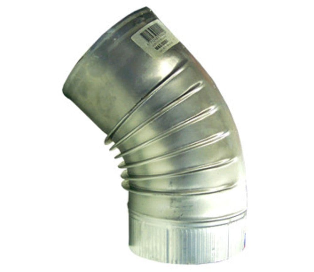 Muelink & Grol coude plissé avec couture 45° D110 aluminium vue 1