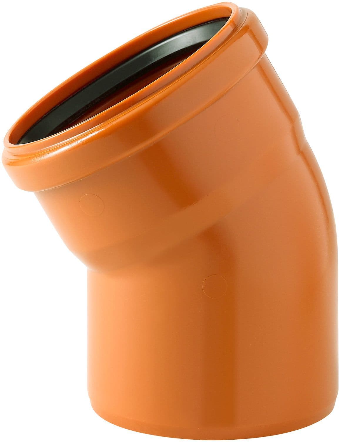 COUDE PVC EGOUT 200MM 30° ROUGE/BRUN vue 1