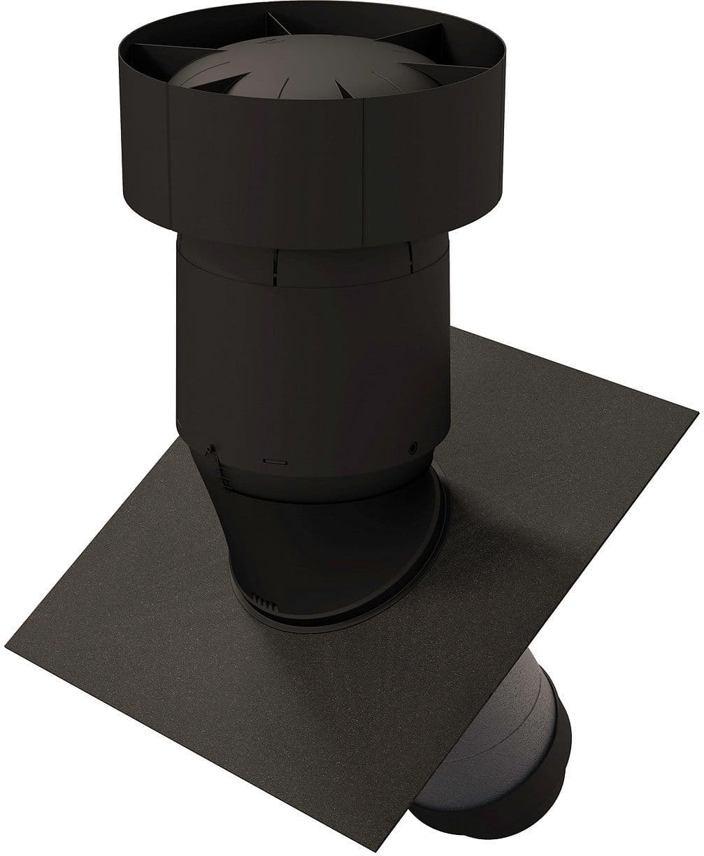 PASSAGE DE TOIT ISOLE POUR D-VENTILATION 200/180 TOIT INCLINE VENTUS UBBINK vue 1