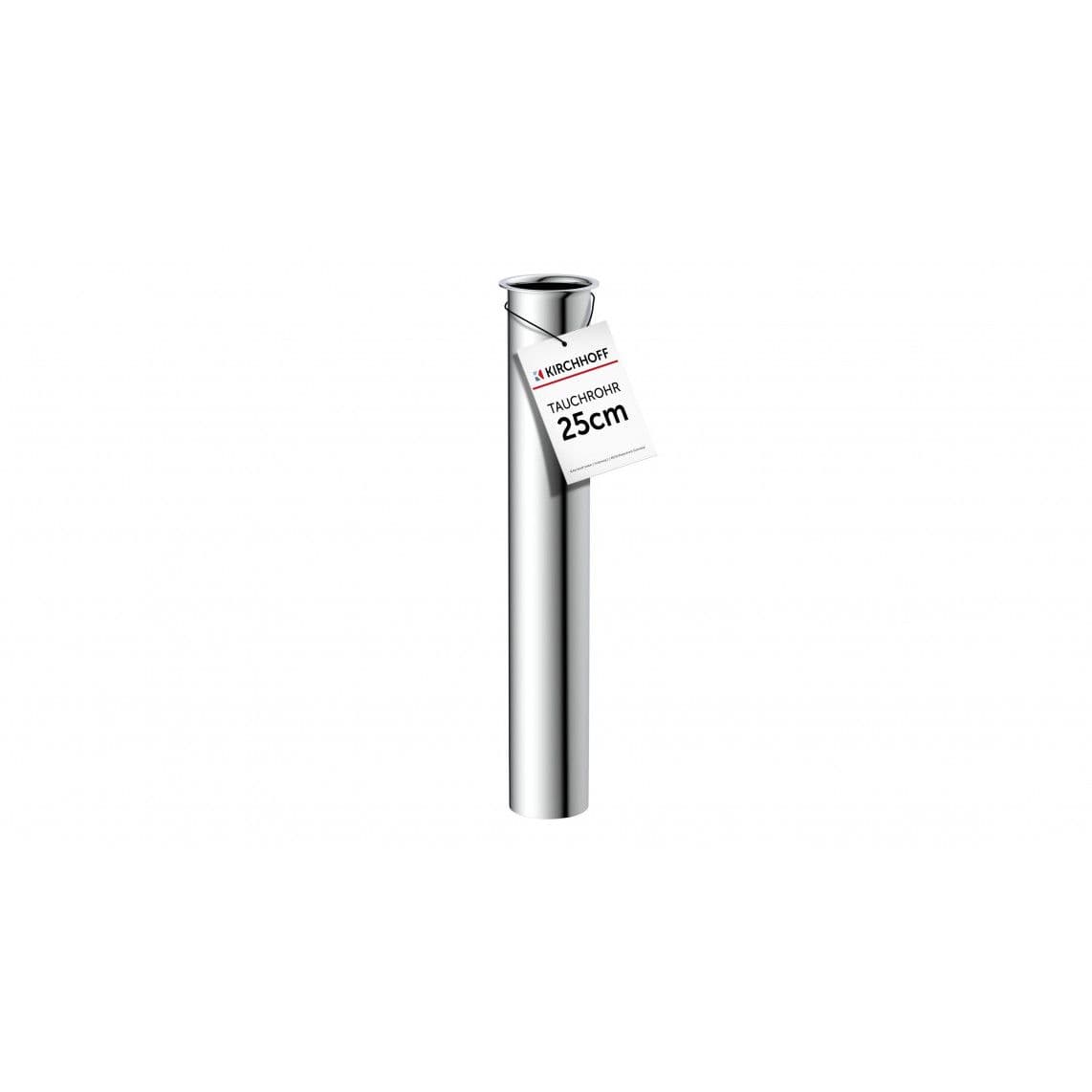 98848118 tube plongeur, chromé, 1 1/4" x 32 mm x 250 mm, pour siphon vue 1