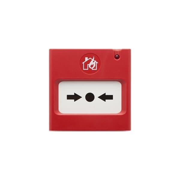 Bouton d'alarme manuel normalisé vue 1