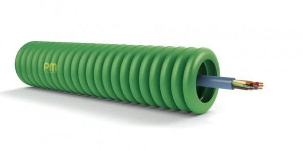 Tube précâblé Svv 10 x 0.8 diamètre 16mm en rouleau de 100m classe CPR: CCA s3d2a3 vue 1