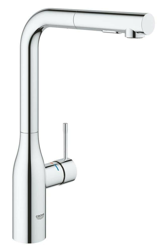 Grohe Essence mitigeur évier monocommande monotrou bec L chromé vue 1