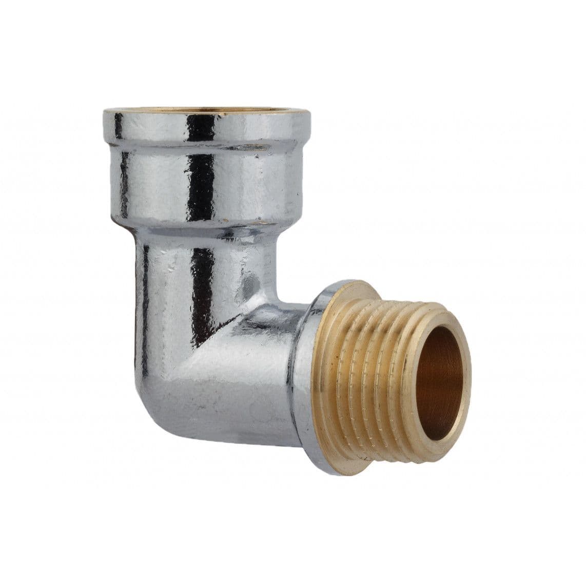 989392155 LT coude 90°, chromé, 1/2" F x 1/2" M vue 1