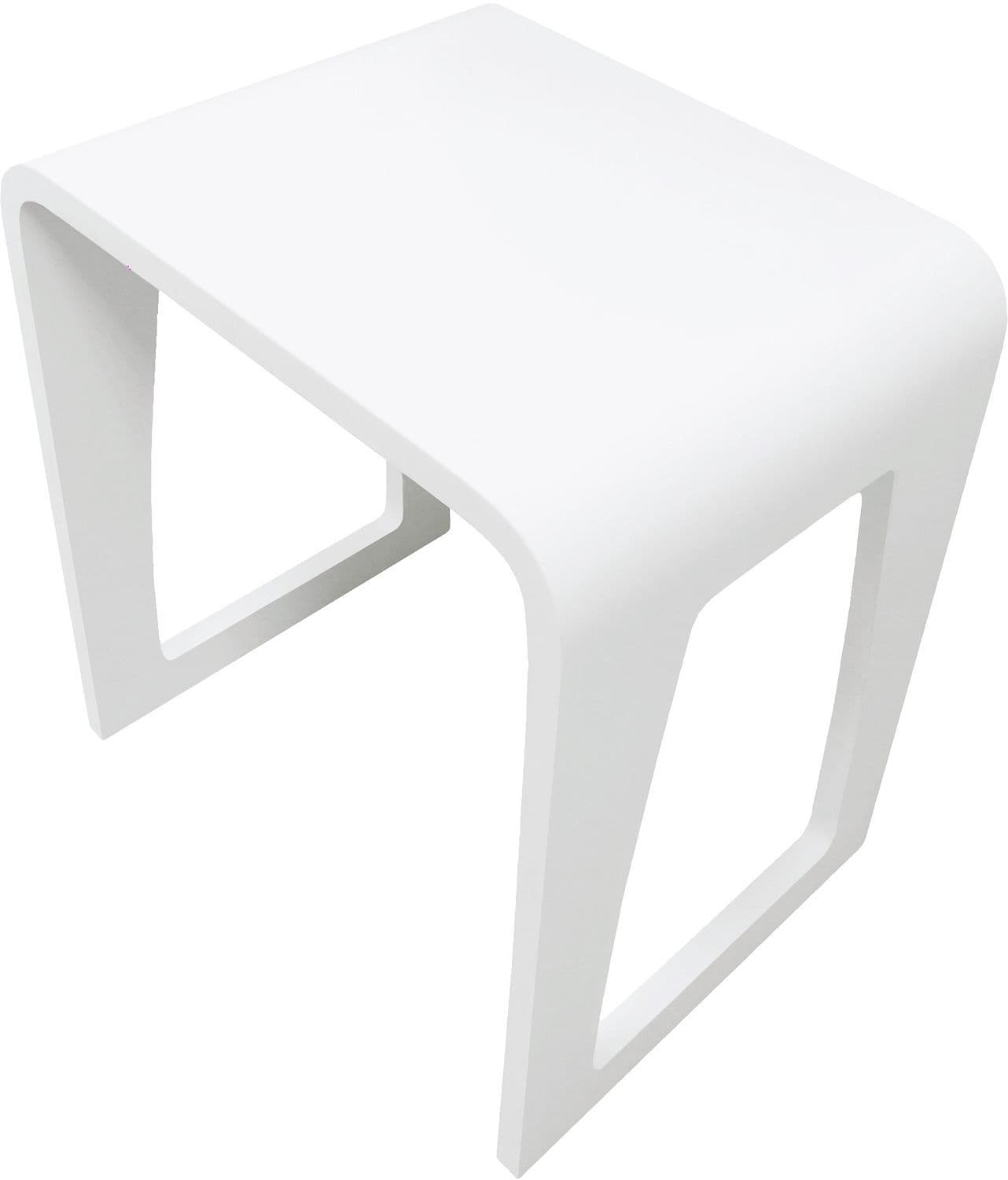 SIEGE DE DOUCHE STOOL XONYX SOLID BLANC 40X30X43H NEW vue 1