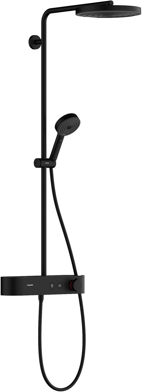 COLONNE DE DOUCHE+THERMOSTAT PULSIFY S 260 1JET ECOSMART HG NOIR MATTE 9L/MIN vue 1