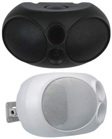 E5T, haut-parleur apparent 2 voies waterproof, 100V / 20W / 16Ohm, Blanc vue 1