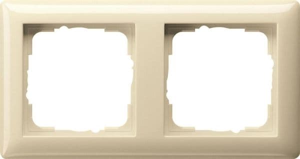 Cadre de finition Gira standard 55 Blanc crème brillant vue 1