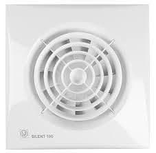 Extracteur de salle de bain 95m³ / h + clapet silencieux 230V vue 1