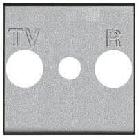 Plaque TV / radio light Tech pour pour prise universelle vue 1