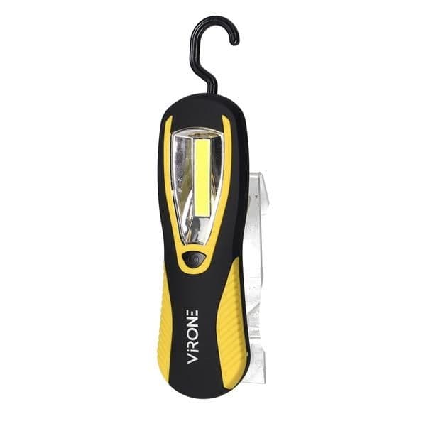 Lampe de travail Led COB 3W, 200lm, 3 aimants AA, crochet vue 1