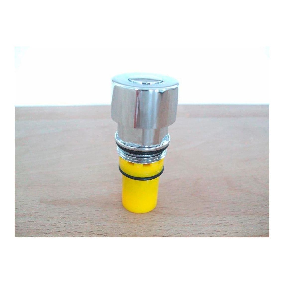 01088 Partie supérieure de vanne à fermeture automatique avec bouton-poussoir, chromée, par ex. pour 46951/2 vue 1