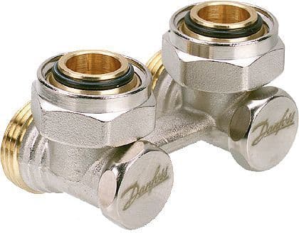 BLOC H COMBINAISON BITUBE DANFOSS MUR 3/4"MF vue 1