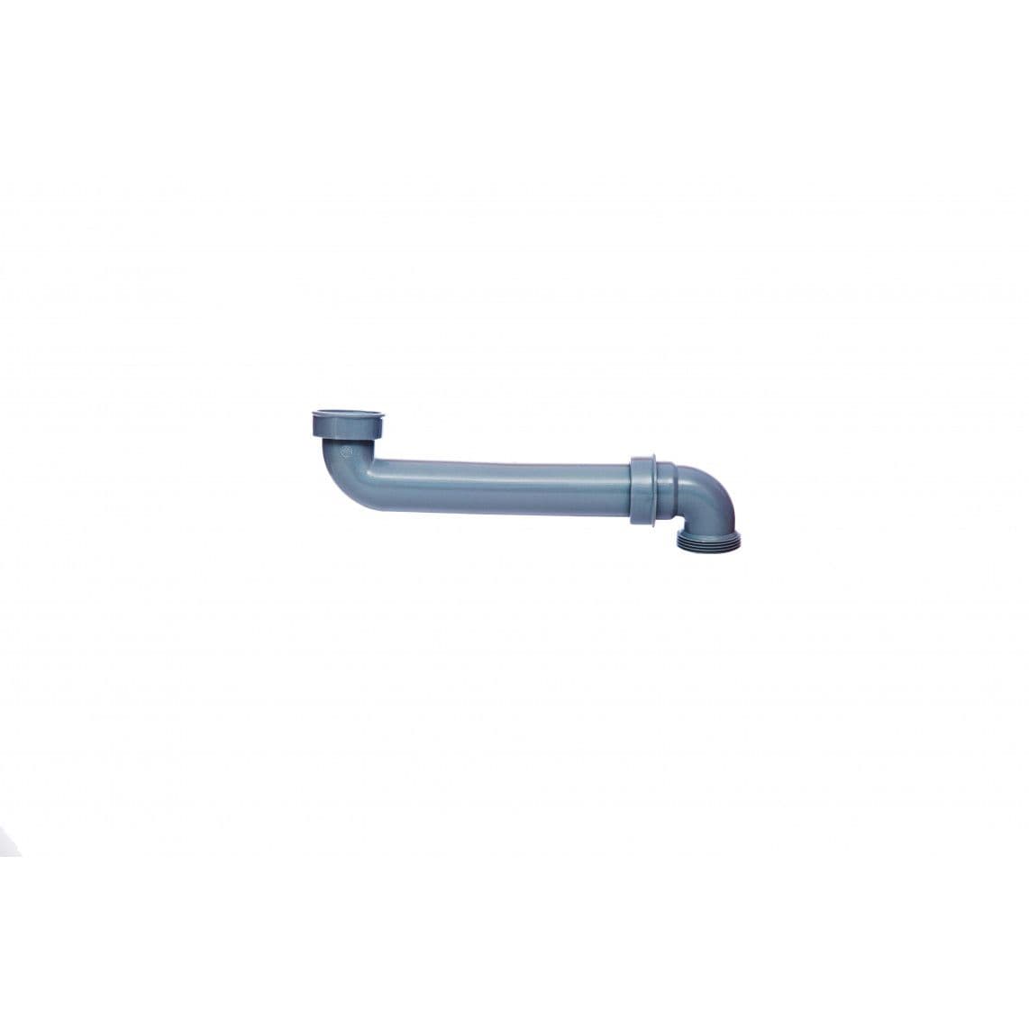 98833849 ECO-SAVE KS coude d’évacuation gain de place pour évier, Gris, 1 1/2" F x 290 mm x 1 1/2" M vue 1
