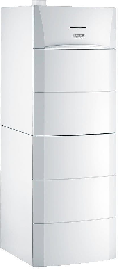 CHAUDIERE SOL CONDENSATION AVEC BOILER 160L SOUS CALORA TOWER GAZ 34KW ALL-IN-ONE vue 1