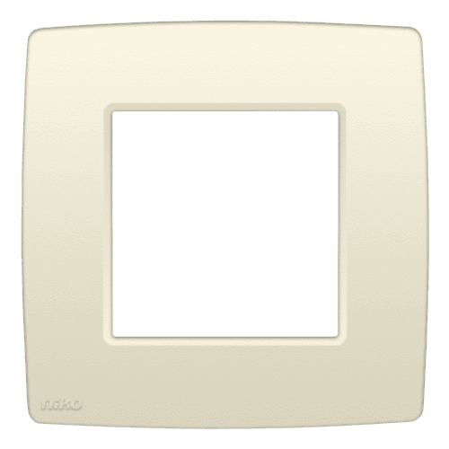 Plaque de recouvrement simple, couleur Niko Original cream vue 1