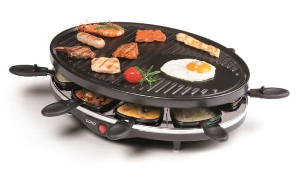 Raclette, gril & gourmet - 1200 Watt - 8 p vue 1