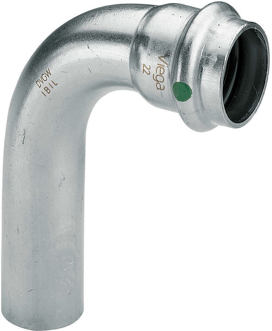 COUDE 90°MF 35MM SANPRESS INOX VIEGA vue 1