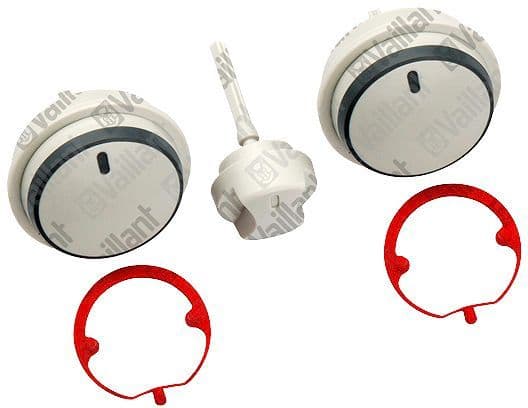 BOUTON GRIS (KIT DE 3P) VAILLANT PAR KIT vue 1