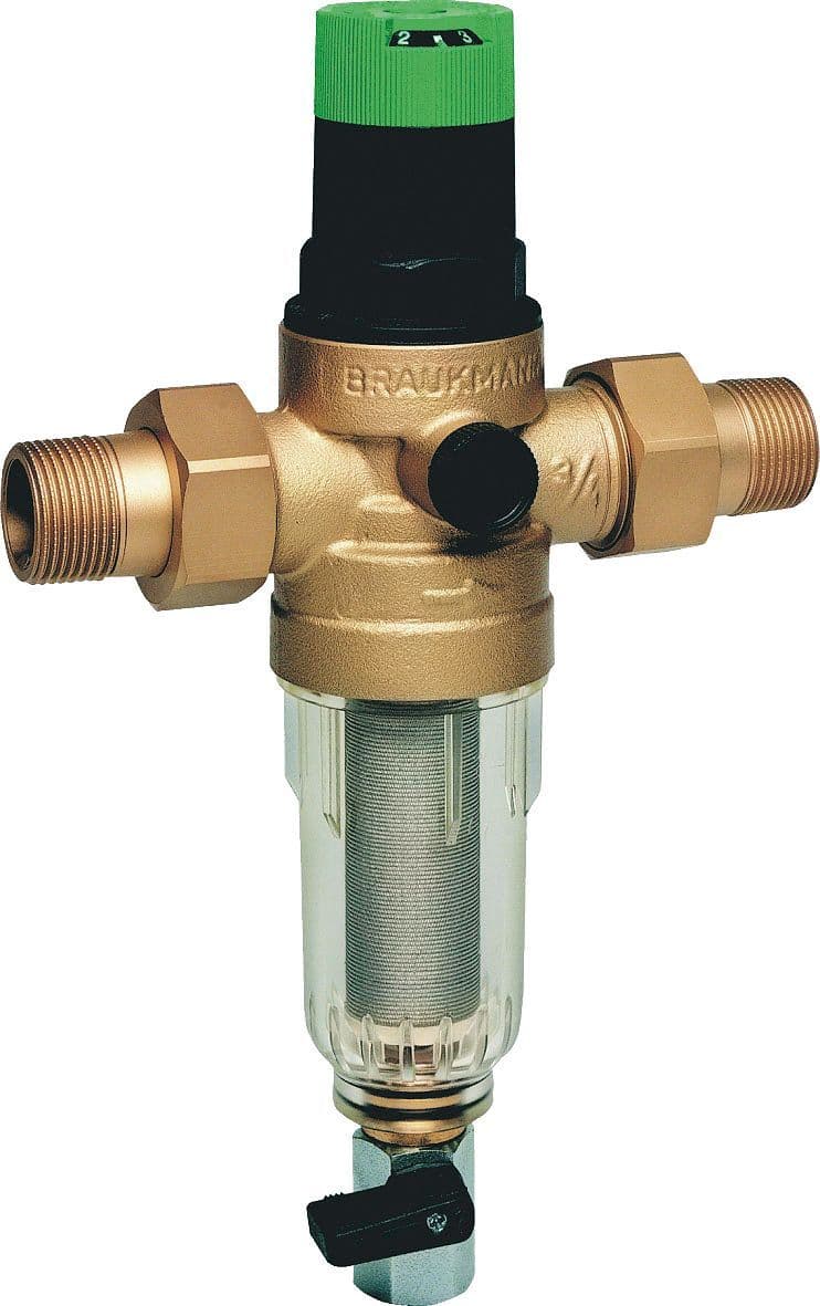 REDUCTEUR PRESSION EAU +FILTRE BRAUKMANN 1/2"AA vue 1