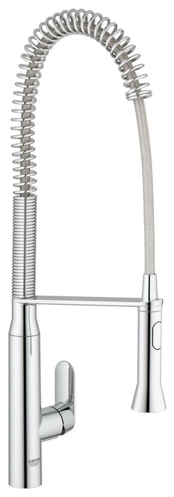 Grohe K7 mitigeur évier monotrou SpeedClean professionnelle chromé bec mobile vue 1