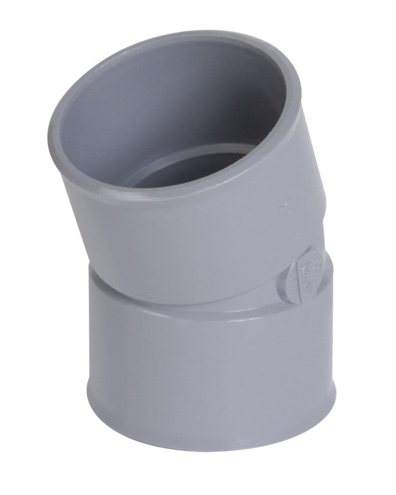 Nicoll raccord à coller PVC coude 20° FF D 40 gris vue 1