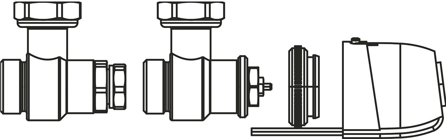 VANNE À 2 VOIES AVEC MOTEUR POUR VENTILO CONVECTEUR AQUAREA FAL PANASONIC vue 1