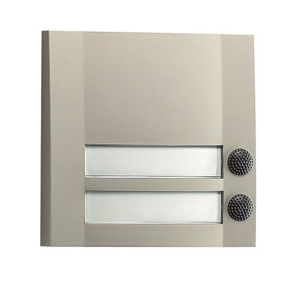 Domolux Duo SIM / SW 2152 2 boutons d'appel Argent vue 1
