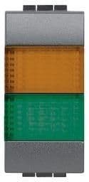 Voyant lumineux living Orange / vert vue 1