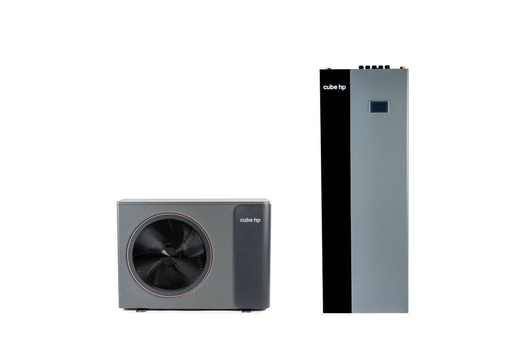 Cube HP Combi M 6 pompe à chaleur air/eau monobloc avec ballon 250L 6,7 kW mono vue 1