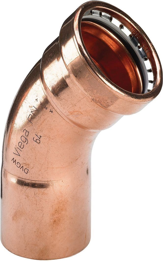 COUDE 45°MF 64MM PROFIPRESS VIEGA vue 1
