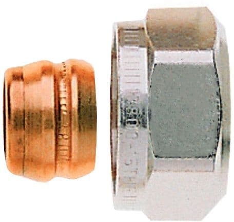 RACCORD A COMPRESSION HEIMEIER 3/4"F-15MM CUIVRE vue 1