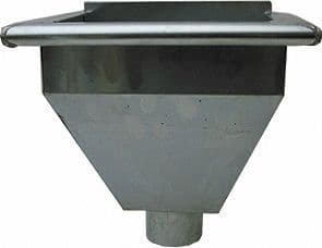 CUVETTE AVEC OURLET ZINC MOIGNON RONDE 80MM vue 1